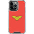 DC Comics Wonder Woman Classic Logo iPhone 16 Pro Clear Case